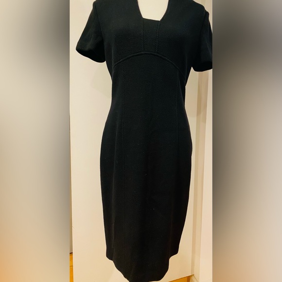 👑St John Micro Boucle Knit Dress In Caviar❤️ - Picture 5 of 10